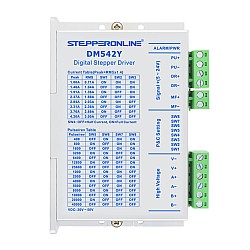Cyfrowy sterownik krokowy serii Y 1.0-4.2A DC20V-50V dla silnika krokowego Nema 17, 23, 24