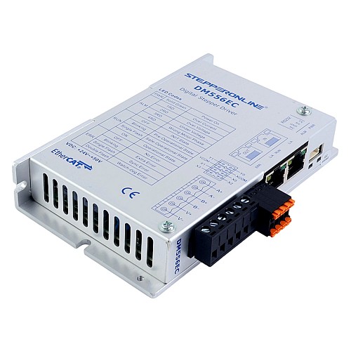 Y Series Cyfrowy sterownik silnika krokowego EtherCAT 0-5,6A 24-50VDC do silnika krokowego Nema 23, 24, 34 - DM556EC | StepperOnline Y Series Cyfrowy sterownik silnika krokowego EtherCAT 0-5,6A 24-50VDC do silnika krokowego Nema 23, 24, 34 - DM556EC | StepperOnline