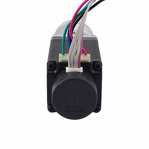 Nema 11 z zamkniętą pętlą z przekładnią krokową L=51mm Przełożenie 51:1 Enkoder 300PPR Nema 11 z zamkniętą pętlą z przekładnią krokową L=51mm Przełożenie 51:1 Enkoder 300PPR