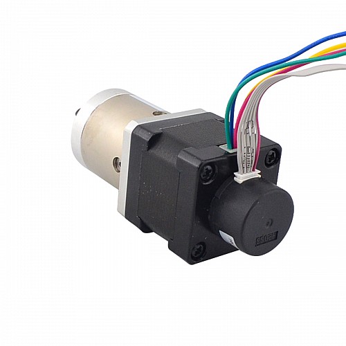 Nema 14 z zamkniętą pętlą z przekładnią krokową L=34mm Gear Raio 19:1 Enkoder 300CPR