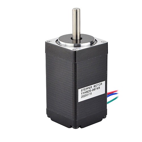 Nema 11 Dwubiegunowy 1,8deg 12Ncm(16.99oz.in) 0,67A 28x28x51mm 4 przewody