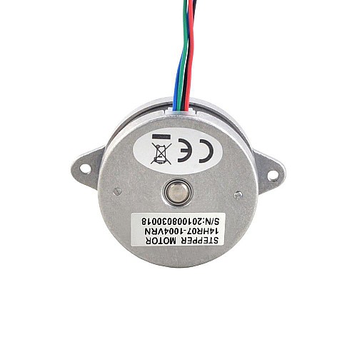 Okrągły Nema 14 Dwubiegunowy 0,9deg 9Ncm(12,75oz.in) 1,0A Φ36x17,5 mm 4 przewody dla Vorona Stealthburnera Okrągły Nema 14 Dwubiegunowy 0,9deg 9Ncm(12,75oz.in) 1,0A Φ36x17,5 mm 4 przewody dla Vorona Stealthburnera