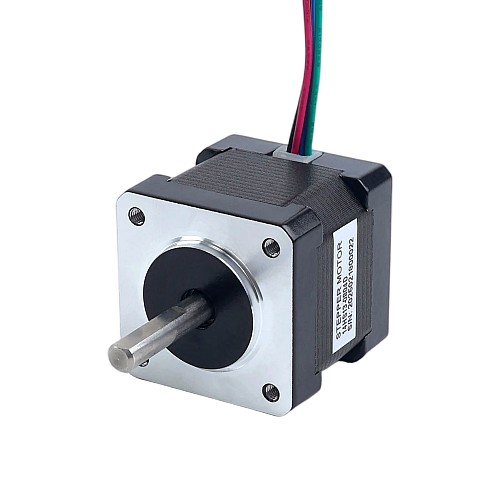 Podwójny wał Nema 14 1,8deg 18Ncm(25,5oz.in) 0,8A 35,2x35,2x34mm 4 przewody