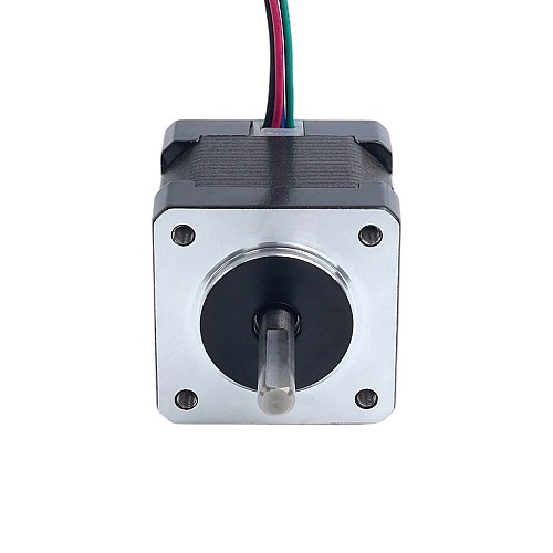 Podwójny wał Nema 14 1,8deg 18Ncm(25,5oz.in) 0,8A 35,2x35,2x34mm 4 przewody