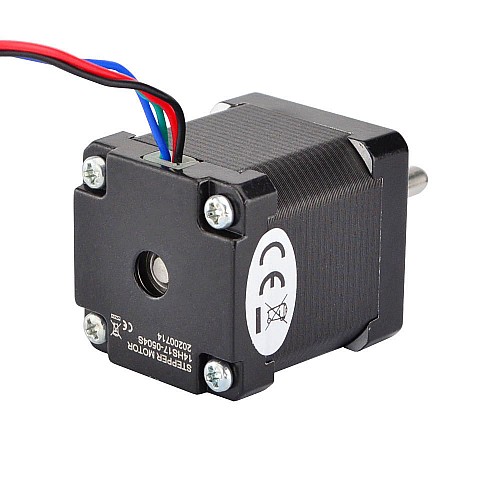Nema 14 Dwubiegunowy 1,8deg 23Ncm(32,57oz.in) 0,5A V 35x35x42mm 4 przewody