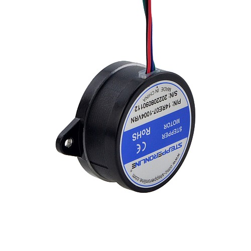 Seria E Okrągły Nema 14 Dwubiegunowy 0,9deg 8Ncm(11,33oz.in) 1,0A 36x17 mm 4 przewody