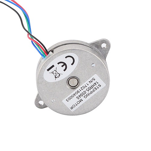 Okrągły Nema 14 Dwubiegunowy 0,9deg 5Ncm(7,08oz.in) 0,5A  Φ36x12.5mm 4 przewody - 14HR05-0504S | StepperOnline