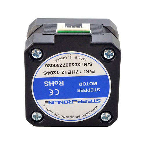 Nema 17 Bipolarny 26Ncm(36,82oz.in) 1,2A 42x42x30 mm 4 przewody z kablem 1 m i złączem