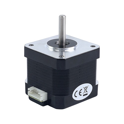 Silnik krokowy bipolarny Nema 17 42Ncm(59,48 oz.in) 1,7A 42x42x37,5mm 4 przewody z kablem 1 m i złączem - 17HE15-1704S | StepperOnline