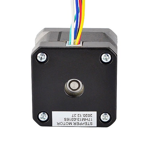 Nema 17 Jednobiegunowy 0,9 st. 16Ncm(22.66oz.in) 0,3A 42x42x34 mm 6 przewodów