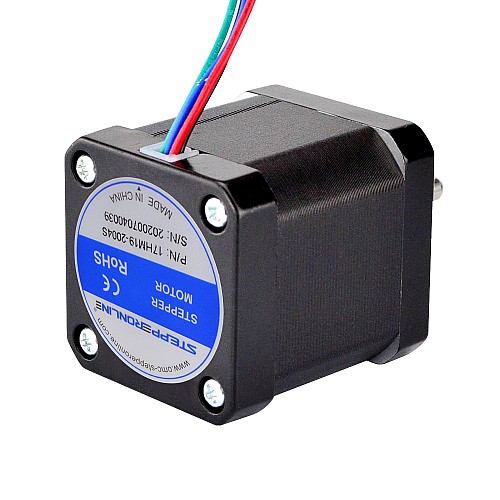 Nema 17 Dwubiegunowy 0,9deg 46Ncm(65,1oz.in) 2A 42x42x48 mm 4 przewody