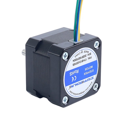 Nema 17 Jednobiegunowy 1,8deg 16Ncm(22,66oz.in) 0,31A 42x42x33 mm 6 przewodów