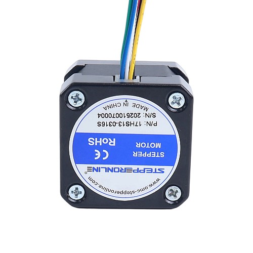 Nema 17 Jednobiegunowy 1,8deg 16Ncm(22,66oz.in) 0,31A 42x42x33 mm 6 przewodów