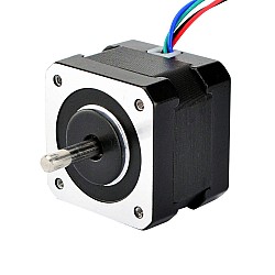 Podwójny wał Nema 17 Dwubiegunowy 1,8deg 26Ncm(36,82oz.in) 0,4A 42x42x34mm 4 przewody