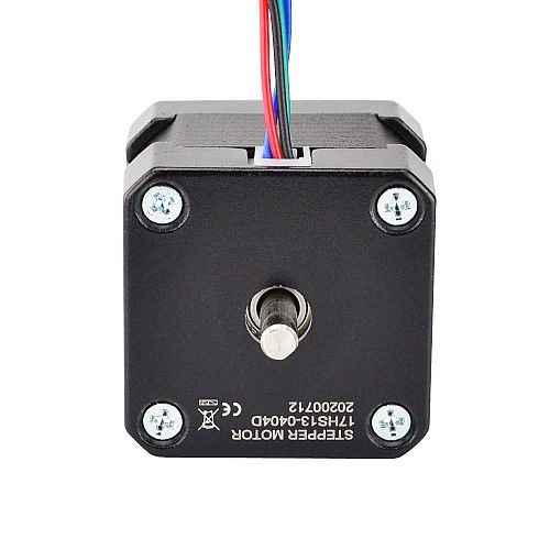 Podwójny wał Nema 17 Dwubiegunowy 1,8deg 26Ncm(36,82oz.in) 0,4A 42x34 mm 4 przewody