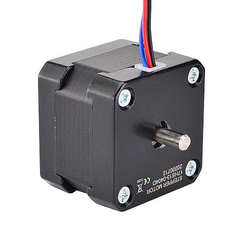 Podwójny wał Nema 17 Dwubiegunowy 1,8deg 26Ncm(36,82oz.in) 0,4A 42x34 mm 4 przewody
