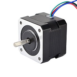 Nema 17 Bipolar 1,8deg 26Ncm(36,82oz.in) 0,4A 42x42x34mm 4 przewody