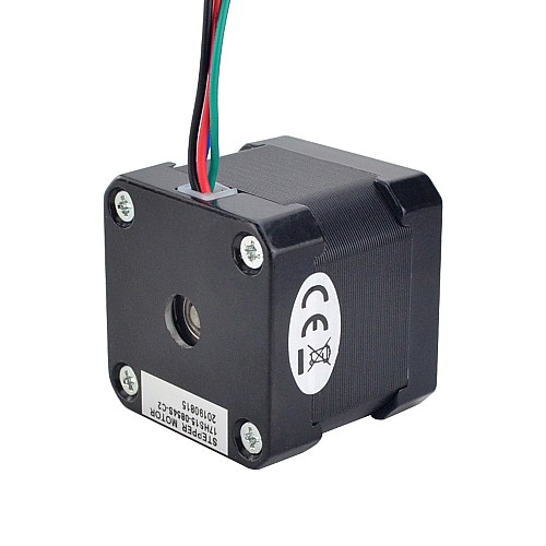 Nema 17 Bipolar 1,8deg 36Ncm(51oz.in) 0,85A 5,4V 42x42x39mm 4 przewody ze złączem