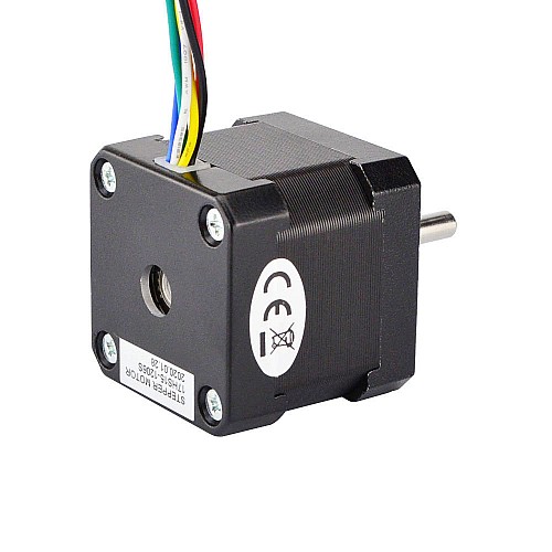 Nema 17 Jednobiegunowy 1,8 st. 26Ncm(36,82oz.in) 1,2A 42x42x39 mm 6 przewodów