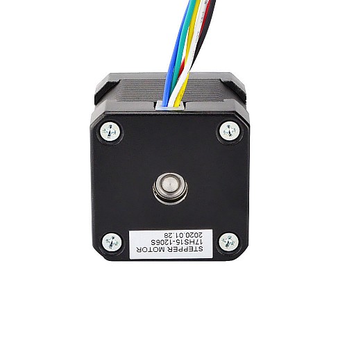 Nema 17 Jednobiegunowy 1,8 st. 26Ncm(36,82oz.in) 1,2A 42x42x39 mm 6 przewodów