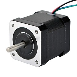 Podwójny wał Nema 17 Dwubiegunowy 1,8deg 44Ncm(62,3oz.in) 1,68A 42x42x48 mm 4 przewody