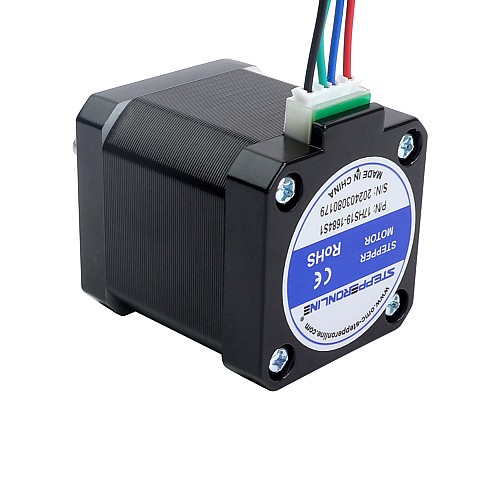 Nema 17 Dwubiegunowy 1,8deg 45Ncm(63.74oz.in) 1,68A 42x42x48 mm 4 przewody Nema 17 Dwubiegunowy 1,8deg 45Ncm(63.74oz.in) 1,68A 42x42x48 mm 4 przewody