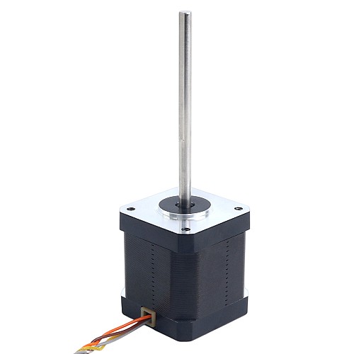 Silnik Krokowy Nema 17 Wysokotemperaturowy 55Ncm(77,93oz.in) 80mm Wał typu D Φ5mm Klasa Izolacji H 180C - 17HS19-2504S-H-V5 | StepperOnline Silnik Krokowy Nema 17 Wysokotemperaturowy 55Ncm(77,93oz.in) 80mm Wał typu D Φ5mm Klasa Izolacji H 180C - 17HS19-2504S-H-V5 | StepperOnline