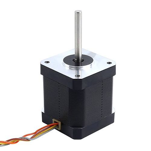Silnik krokowy wysokotemperaturowy Nema 17, 55Ncm(77,93oz.in), wał D-type 5mm, 38mm, klasa izolacji H 180 °C, złącze JST-XH - 17HS19-2504S-H-V6 | StepperOnline