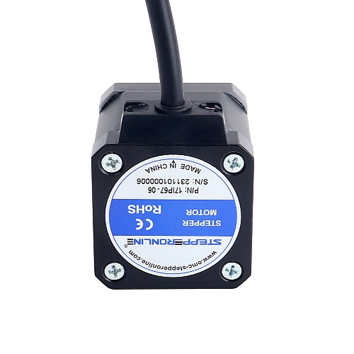 Seria P IP67 Wodoodporny silnik krokowy Nema 17 2,0A 0,59Nm(83,57oz.in)