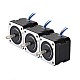 3PCS Nema 17 Bipolar 1,8deg 26Ncm(36,82oz.in) 0,4A 42x42x34mm 4 przewody