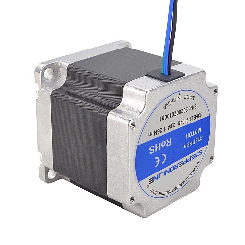 3 szt. Seria E Nema 23 Silnik krokowy Bipolarny 1,8deg 1,26Nm(178,4oz.in) 2,8A 4 przewody 3 szt. Seria E Nema 23 Silnik krokowy Bipolarny 1,8deg 1,26Nm(178,4oz.in) 2,8A 4 przewody