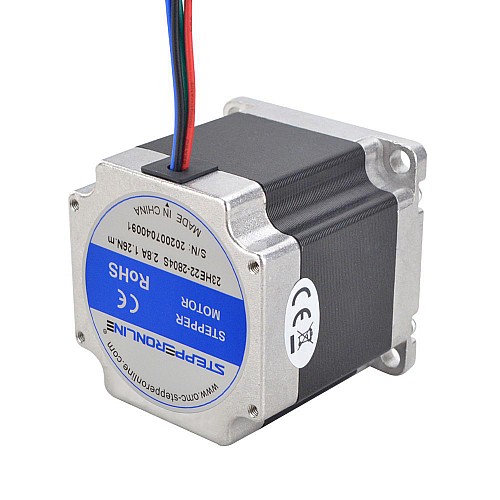 3 szt. Seria E Nema 23 Silnik krokowy Bipolarny 1,8deg 1,26Nm(178,4oz.in) 2,8A 4 przewody 3 szt. Seria E Nema 23 Silnik krokowy Bipolarny 1,8deg 1,26Nm(178,4oz.in) 2,8A 4 przewody