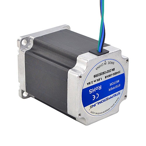3 szt. Seria E Nema 23 dwubiegunowy 1,8deg 1,85Nm(261.98oz.in) 2,8A 4 przewody