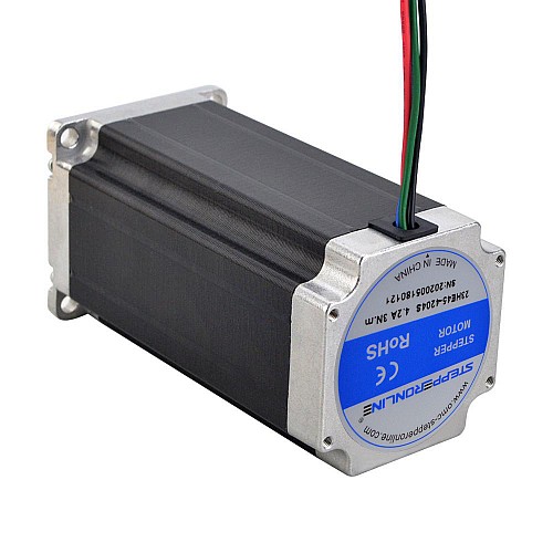 3 szt. Seria E Nema 23 dwubiegunowy 1,8deg 3,0Nm(425oz.in) 4,2A 57x57x113mm 4 przewody