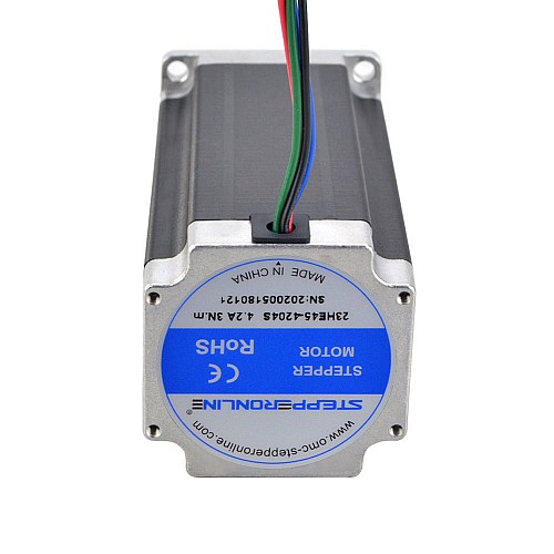 3 szt. Seria E Nema 23 dwubiegunowy 1,8deg 3,0Nm(425oz.in) 4,2A 57x57x113mm 4 przewody