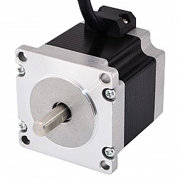 Podwójny wał Nema 23 Bipolar 0.9deg 0.9Nm (127.5oz.in) 0.38A 57x57x51mm 4 przewody