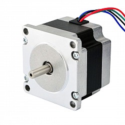Podwójny wał Nema 23 bipolarny 1,8deg 0,55Nm(77.88oz.in) 2,8A 57x57x41 mm 4 przewody