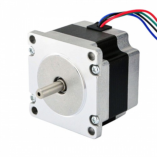 Podwójny wał Nema 23 bipolarny 1,8deg 0,55Nm(77.88oz.in) 2,8A 57x57x41 mm 4 przewody