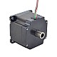 Silnikz podwójnym wałem Nema 23 z wałem drążonym Bipolarny 0,78Nm(110,5oz.in) 2,0A