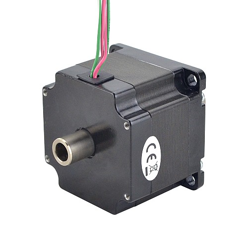 Silnikz podwójnym wałem Nema 23 z wałem drążonym Bipolarny 0,78Nm(110,5oz.in) 2,0A