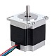 Nema 23 Dwubiegunowy 1,8deg 1,16Nm(164,3oz.in) 1,5A 57x57x56 mm 4 przewody