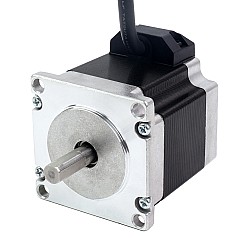 Podwójny wał Nema 23 Bipolarny 1,2Nm(169,9oz.in) 2,8A 57x57x56mm 4 przewody