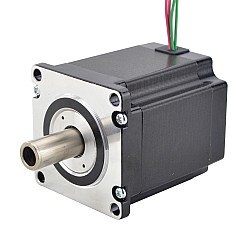 Silnik krokowy z podwójnym wałem Nema 23 z wałem drążonym Bipolarny 1,45Nm(205,38oz.in) 2,0A 57x57x65mm
