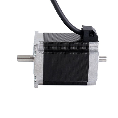 Dwuwałowy Nema 23 Bipolarny 1.85Nm(261.98oz.in) 2,8A 57x57x76mm 4 przewody