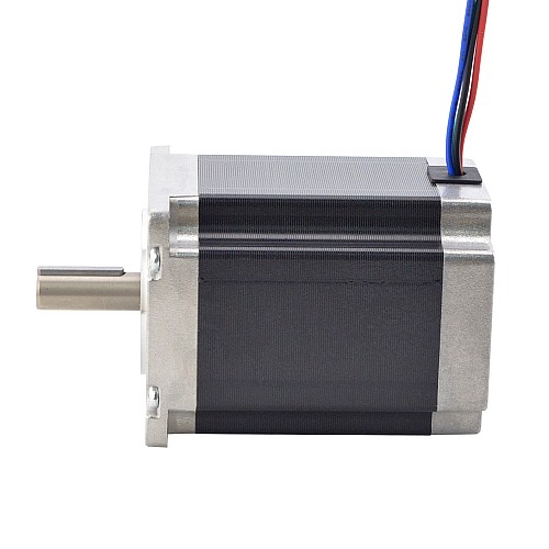 Silnik Nema 23 1,85Nm(256,9oz.in) z wałem 9 mm do reduktora prędkości przekładni ślimakowejNmRV30