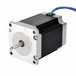 Nema 23 bipolarny 1.85Nm(261.98oz.in) 2,8A 57x57x76mm 4 przewody Φ6mm wałek
