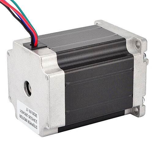 Nema 23 bipolarny 1.85Nm(261.98oz.in) 2,8A 57x57x76mm 4 przewody Φ6mm wałek