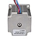 Nema 23 bipolarny 1.85Nm(261.98oz.in) 2,8A 57x57x76mm 4 przewody Φ6mm wałek