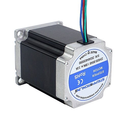 Nema 23 Bipolar 1,8deg 1,89Nm(267,65oz.in)3A 57x57x76mm 4 przewody