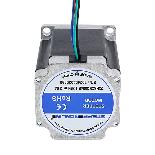 Nema 23 Bipolar 1,8deg 1,89Nm(267,65oz.in)3A 57x57x76mm 4 przewody